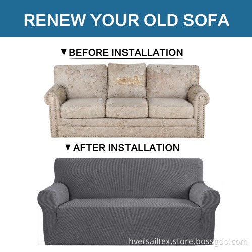 1-Piece Stretch Loveseat Sofa Cover